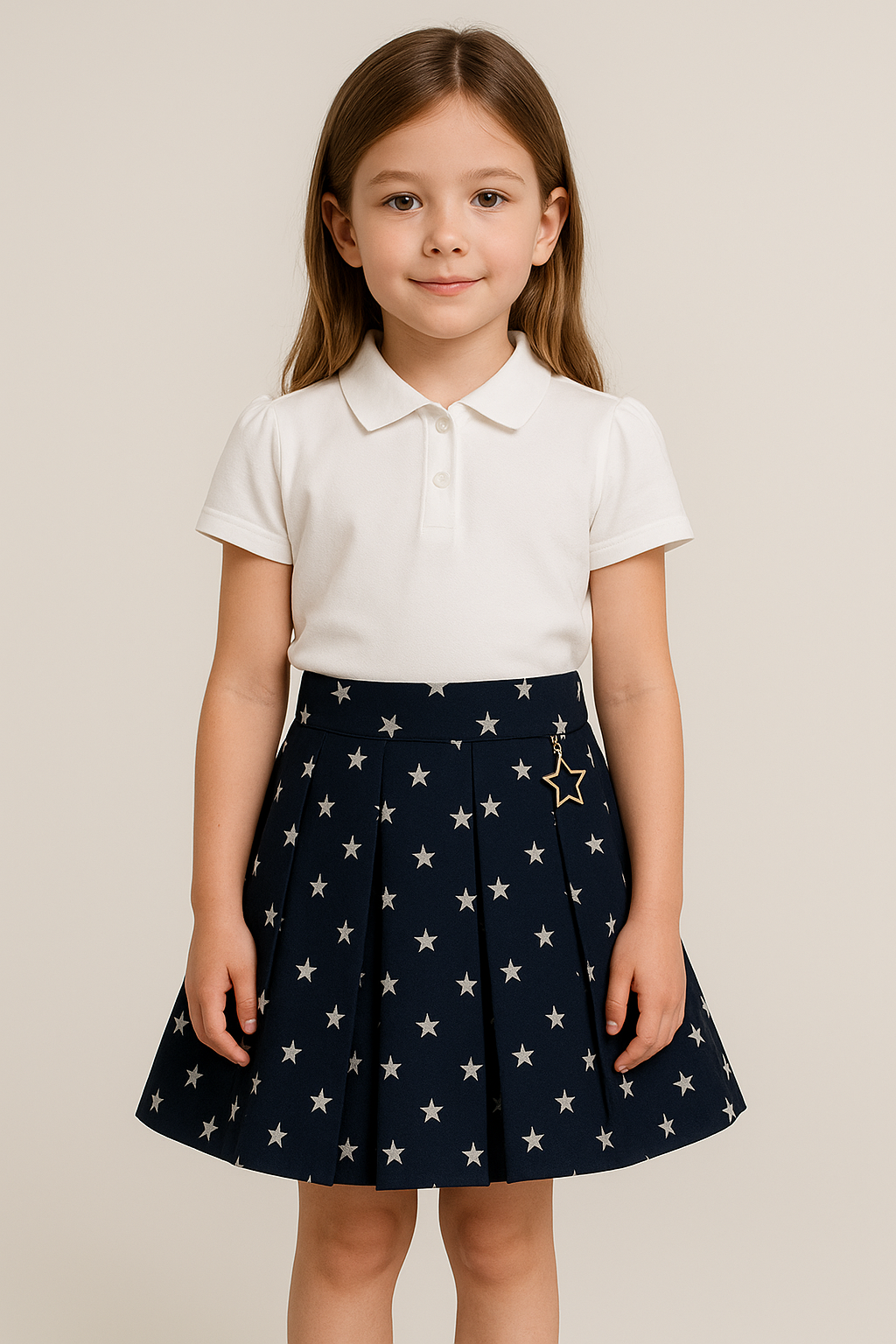 MaMa Luma Navy Stars Skirt