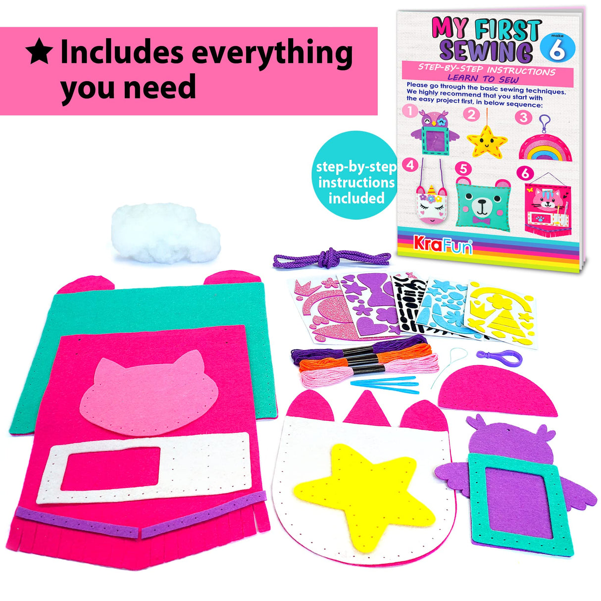 Krafun My First Sewing Kit