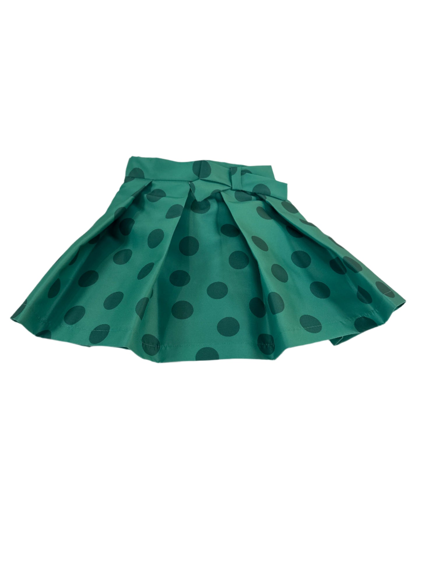 MaMa Luma Green Polkadot skirt