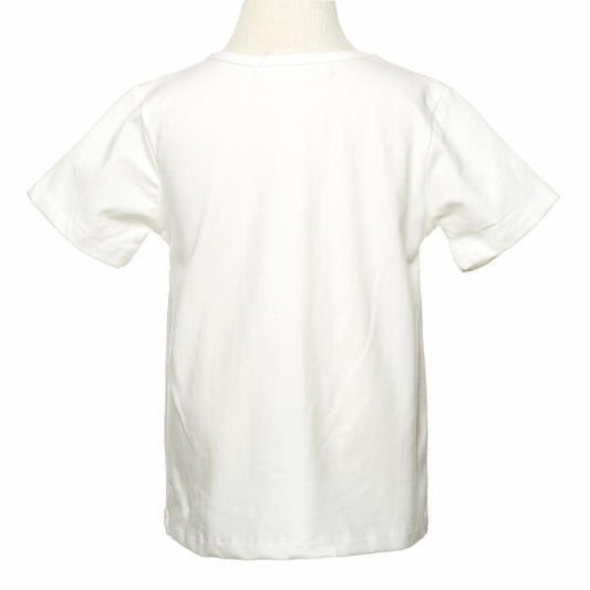 Doe A Dear White Pineapple Sequin Tee